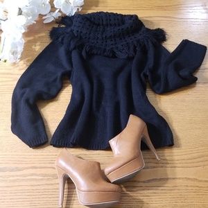 Norton Mcnaughton Cowl Neck Sweater
